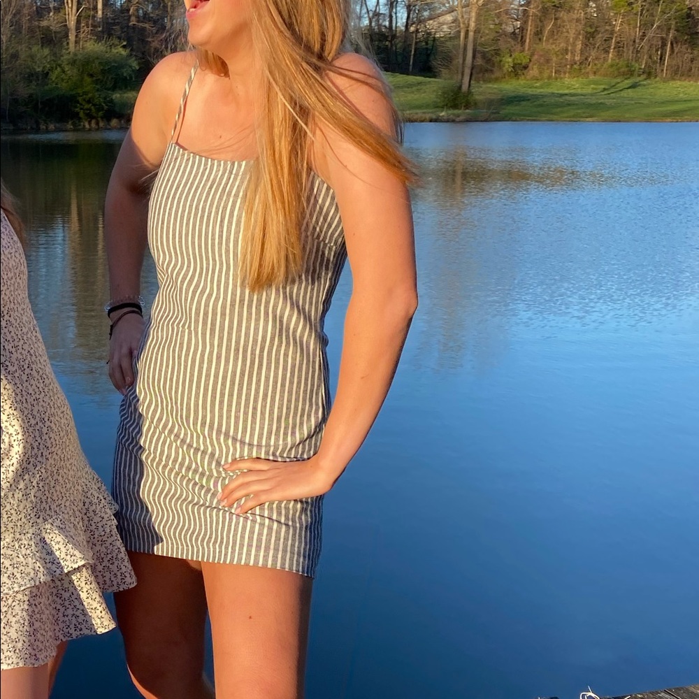 striped dress
